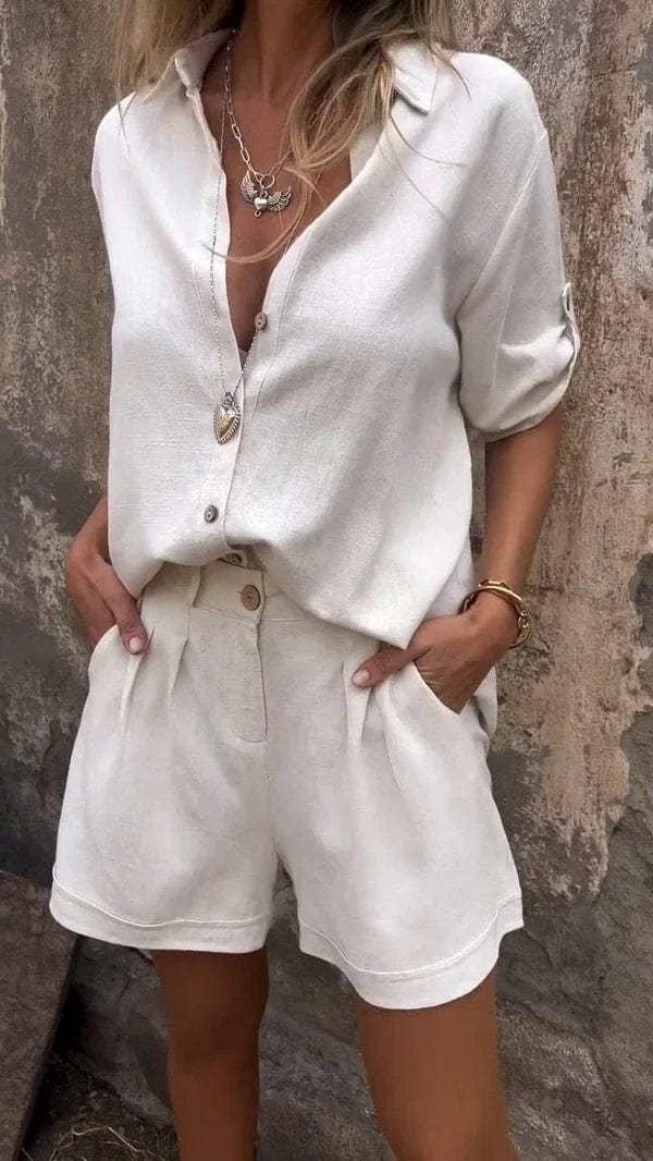 Linnea™ | Lekka lniana zestaw