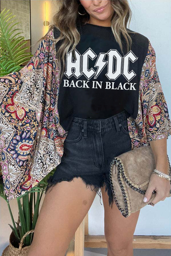 Koszulka AC/DC Back In Black (Bez naszywki)
