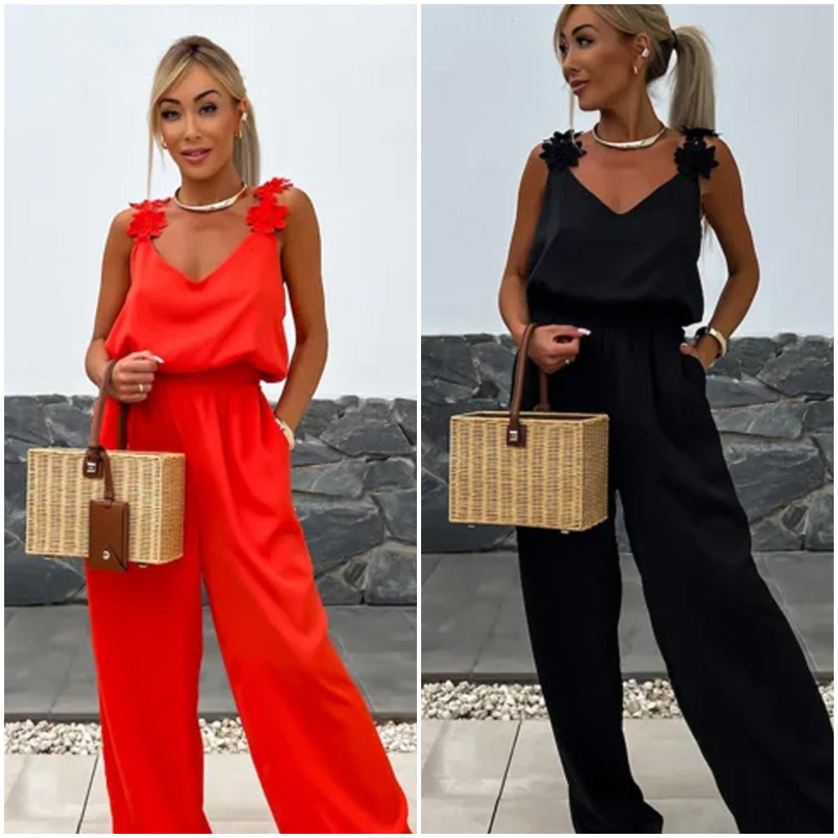 Anna™ | Stylowy kombinezon bez rękawów