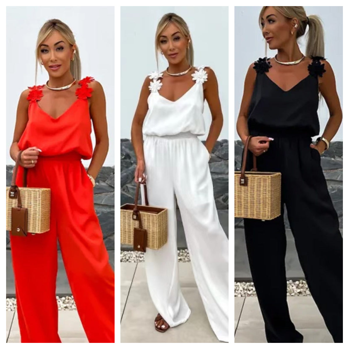 Anna™ | Stylowy kombinezon bez rękawów