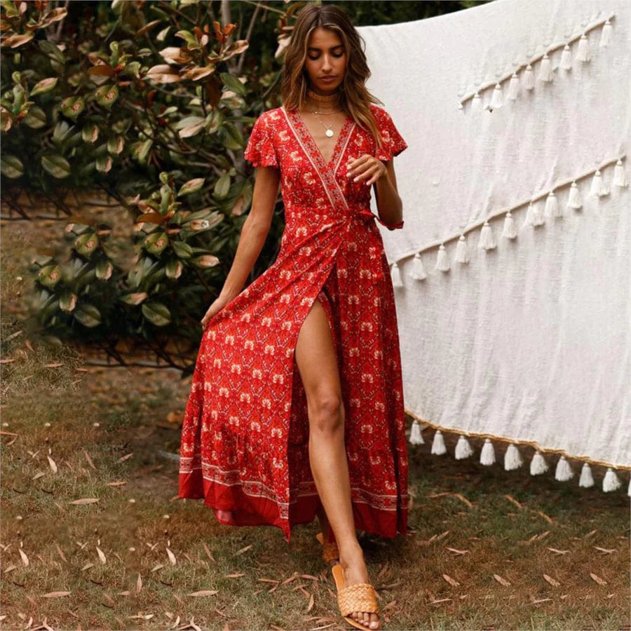 Izabela™ - Ibiza Rozcięta Sukienka
