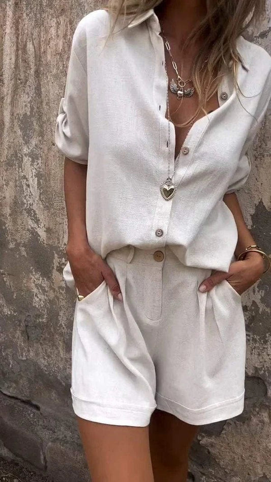 Linnea™ | Lekka lniana zestaw