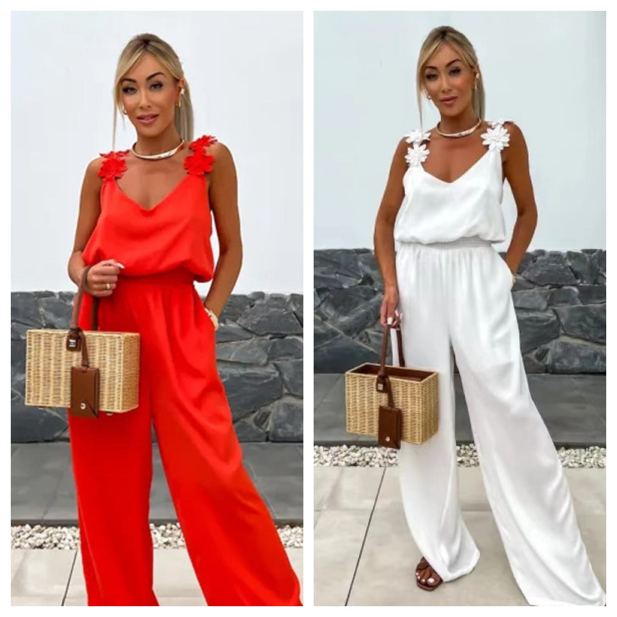 Anna™ | Stylowy kombinezon bez rękawów