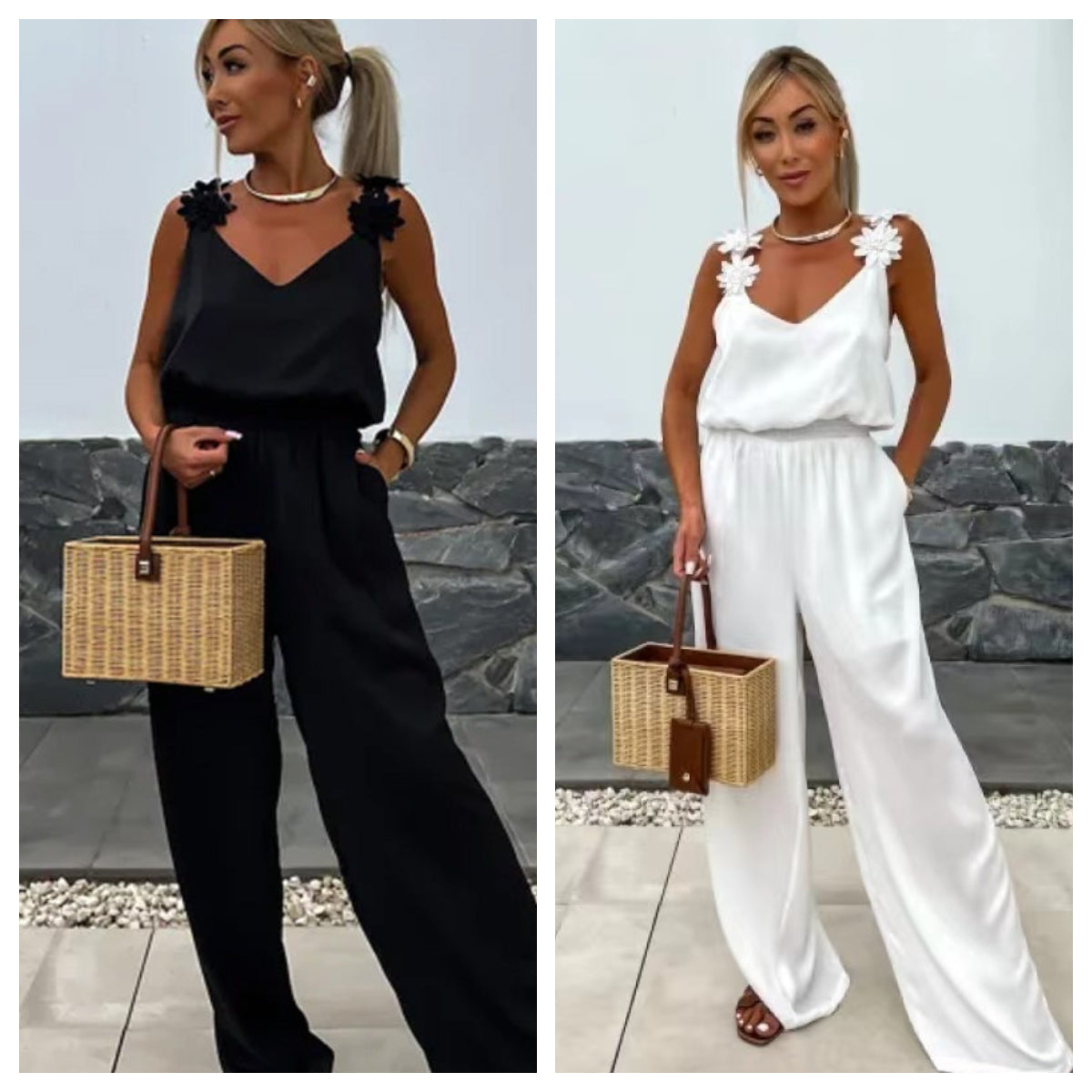 Anna™ | Stylowy kombinezon bez rękawów