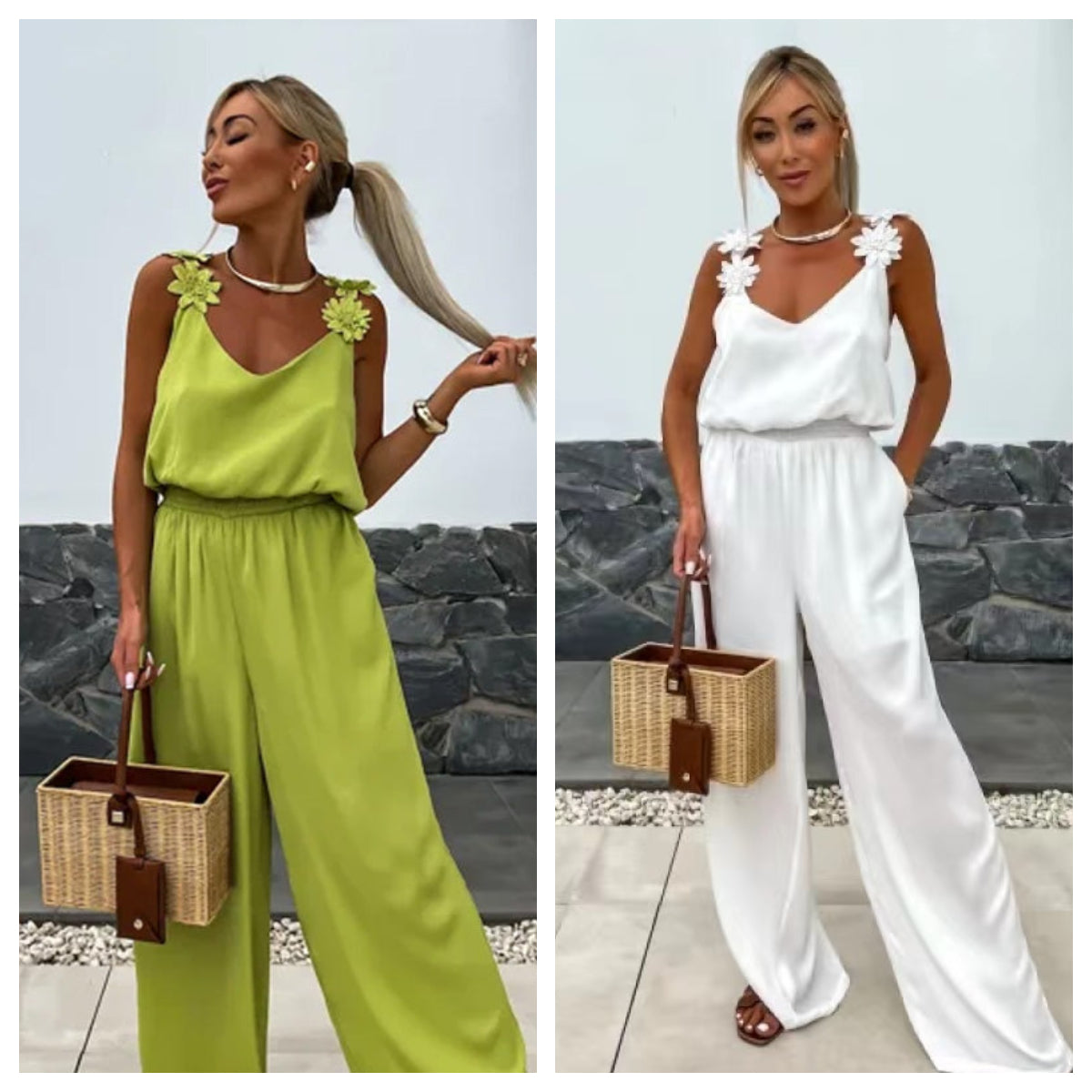 Anna™ | Stylowy kombinezon bez rękawów