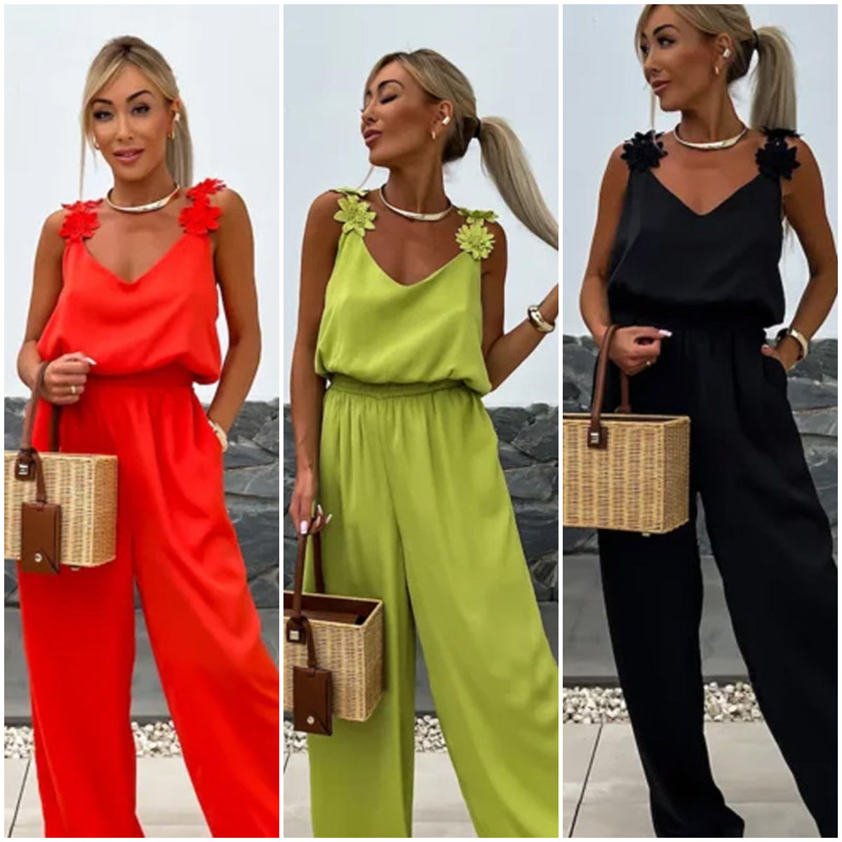 Anna™ | Stylowy kombinezon bez rękawów