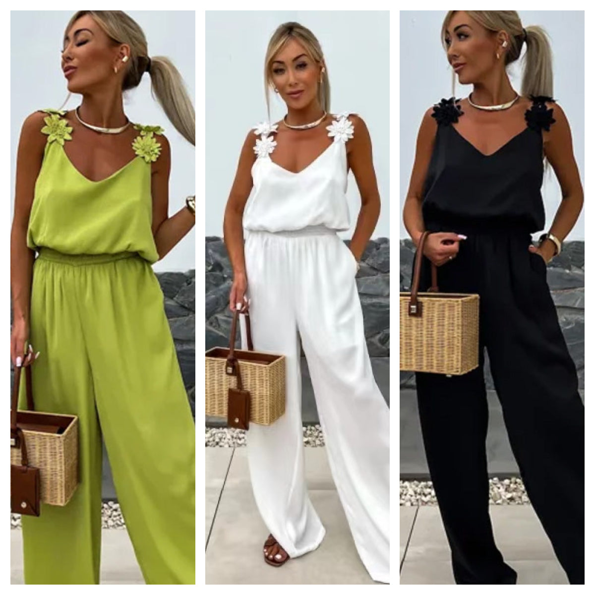 Anna™ | Stylowy kombinezon bez rękawów