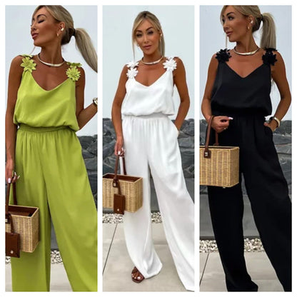 Anna™ | Stylowy kombinezon bez rękawów