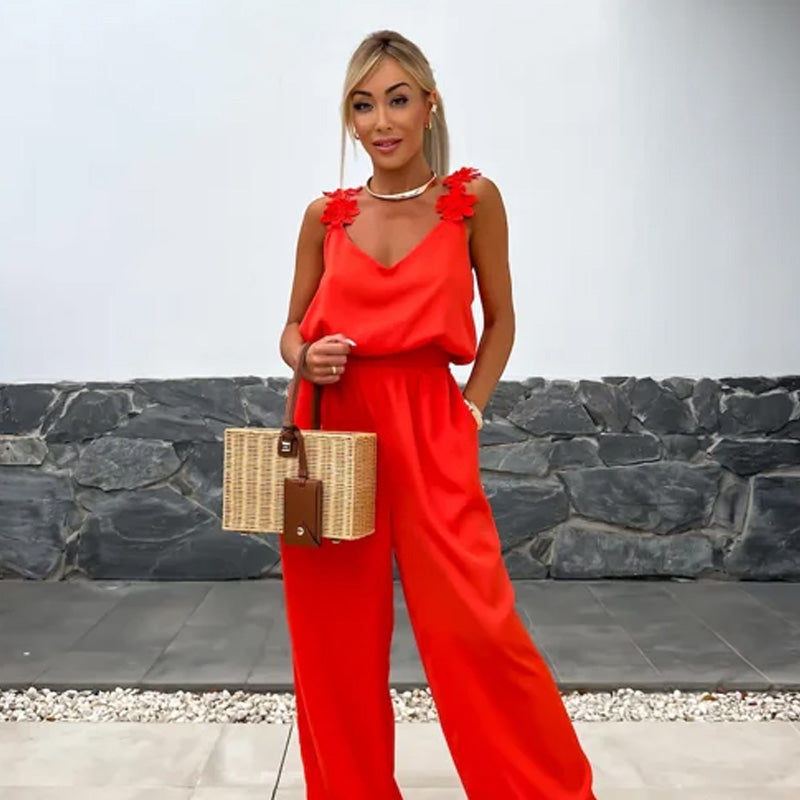 Anna™ | Stylowy kombinezon bez rękawów