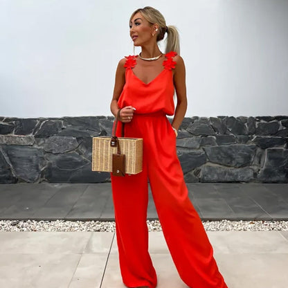 Anna™ | Stylowy kombinezon bez rękawów