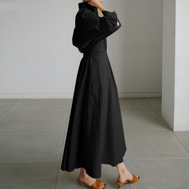 Esther™ | Elegancka Sukienka Koszulowa z Bawełny z Kołnierzykiem